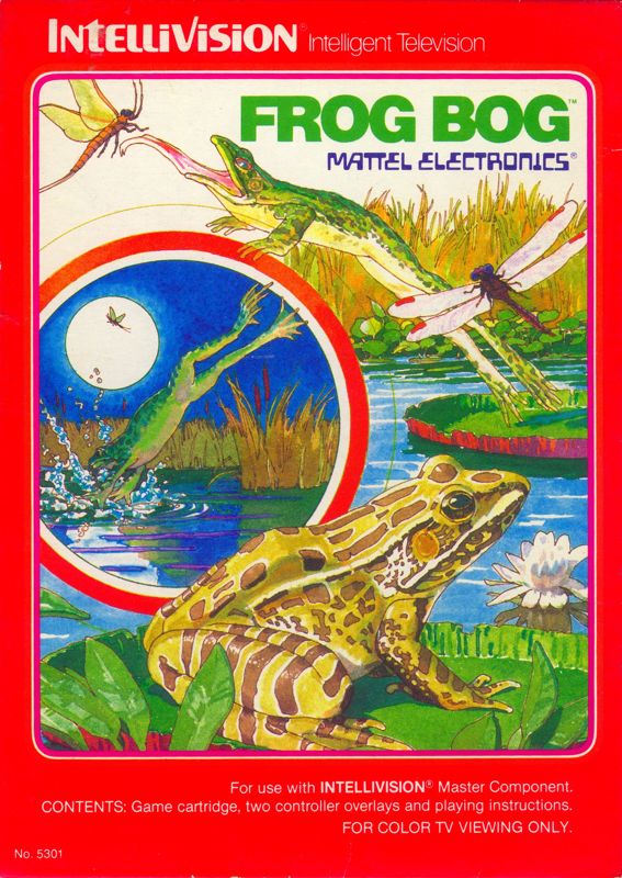 Frog Bog box art for Intellivision